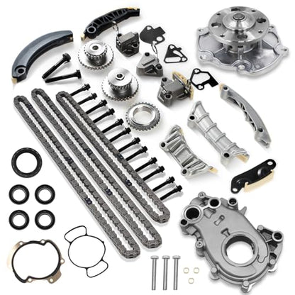 3.6 Timing Chain Kit w/Water Pump Oil Pump fit GMC Acadia Chevy traverse - size: 3.6 Timing Chain Kit w/Water Pump Oil Pump