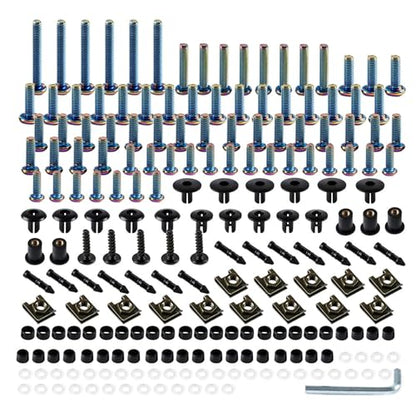 Fairing Bolt Kit for Honda CBR1000RR 2004 05-2011 Body Kits Screws-Rainbow - color: Rainbow