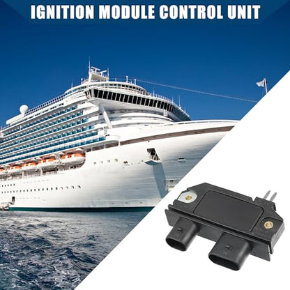Ignition Module Control Unit for Mercury Marine/Front Ignition Module/Durable Plastic / 1Pcs Black