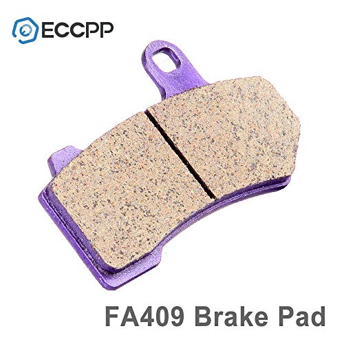 ECCPP Brake Pads for FLHTCU Ultra Classic Electra Glide 2008-2022 - color: Carbon Fiber Material
