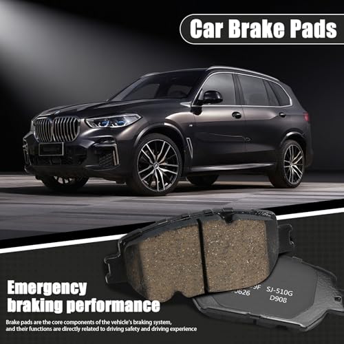 D908 Front Ceramic Brake Pads Kit Fit For Toyota Camry 2002-2006, For Lexus GS300 2006, For Lexus IS250 2009-2015 - style: HZ908