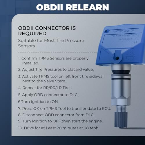 TPMS Sensor, Nissan 315Mhz Tire Pressure Monitoring System Sensor Set of 1 - size: 1PCS