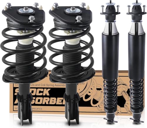 KUIPERAUTO Front + Rear Strut Shocks Assembly Compatible with 2006-2011 Buick Lucerne Cadillac Dts 172321 4PCS - style: 2x Front + 2x Rear