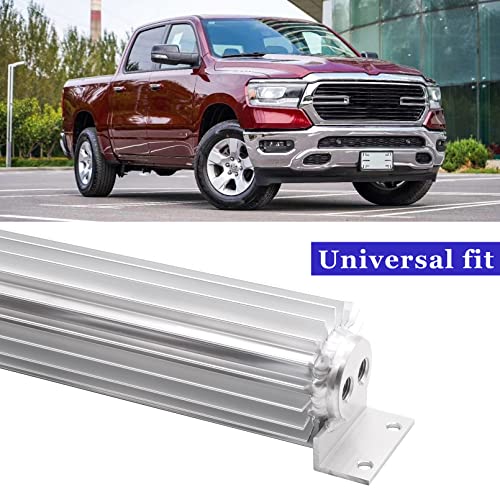 Universal 15" Dual Pass Aluminum Finned Transmission Oil Cooler - size: 15" Oil Cooler