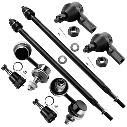 SCITOO 8pcs Front Suspension Kit Inner Outer Tie Rod End fit 2002-2006 for Honda CR-V with Lower Ball Joint Sway Bar Link