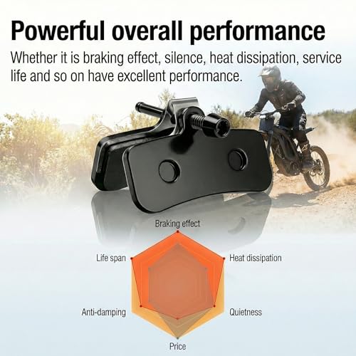 Brake Pads Front and Rear Compatible with Surron Light Bee X/S Talaria Sting R MX3 MX4, 6 Pcs Sintered Disc Upgraded Replacement Brake Pads for Electric Dirt Bike Sur-Ron - size: 6 pcs