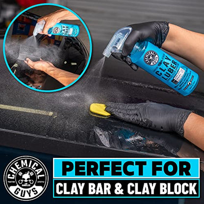 Chemical Guys, OG Clay Bar & Luber Synthetic Lube Kit, Medium Duty, 2-Piece - style: OG Light/ Medium Clay Bar Kit