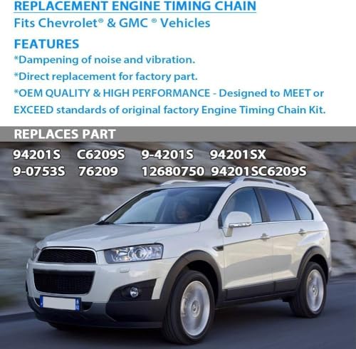 2.4 Ecotec Timing Chain Kit 12680750 w/Water Pump w/Head Gasket Set 2.0 2.2 - size: Timing Chain Kit & Water pump & oil pump