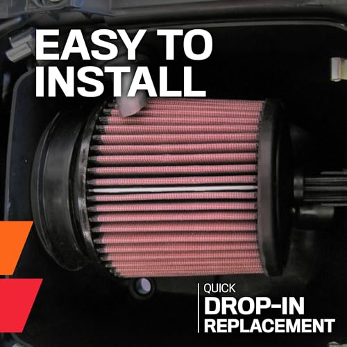 K&N High-Flow Original Lifetime Engine Air Filter: Increase Power & Accerlation, Washable, Premium: Compatible with 2020-2025 KAWASAKI: (See Product Description For Select Models), KA-1020