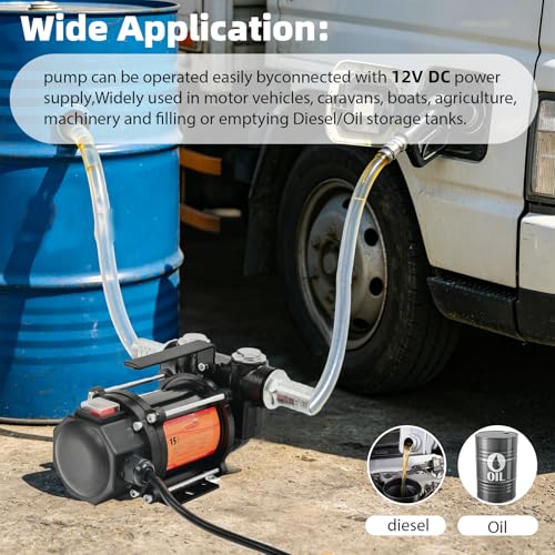 12V DC Fuel Transfer Pump 16GPM with Explosion-proof