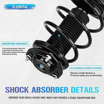Front Struts for 12-17 Toyota Camry (2.5L SE), 15 & 17 Camry (2.5L XSE)