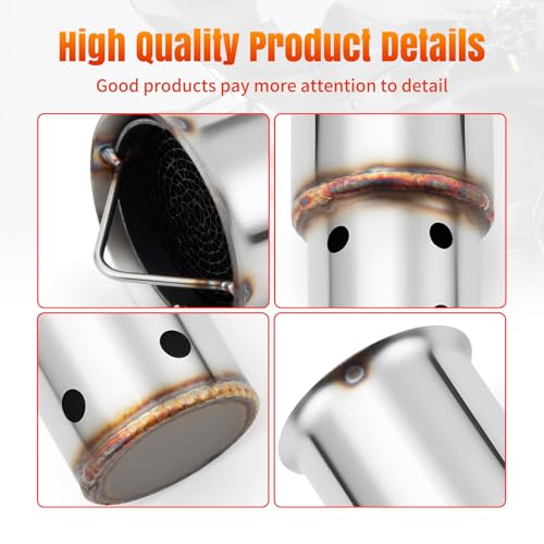 Motorcycle 51mm DB Killer Universal Exhaust Baffle Silencer - size: 51mm - Style 3