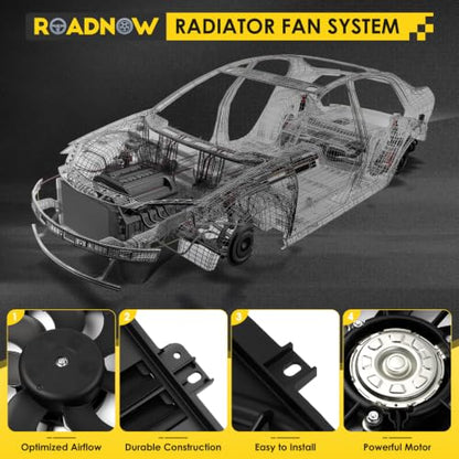 620-805 Radiator Cooling Fan Assembly Fit for Audi A3 TT Quattro