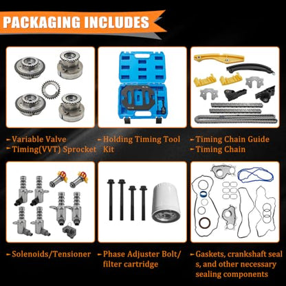 LUFT MEISTER 3.5L Timing Chain Kit Fits for Ford F150 Ecoboost 2013-2016