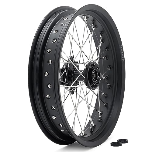 TOFR 17"x3.5" CNC Front Spoke Wheel Rim Hub for Sur-Ron Ultra Bee Black - color: Black, size: 17" Front N/A Rear