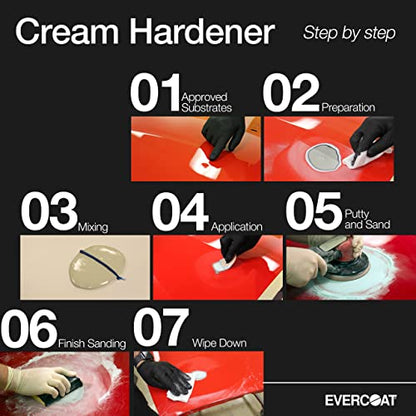 Evercoat Keg Blue Cream Hardener for Finishing Putties and Body Fillers - 4 Oz