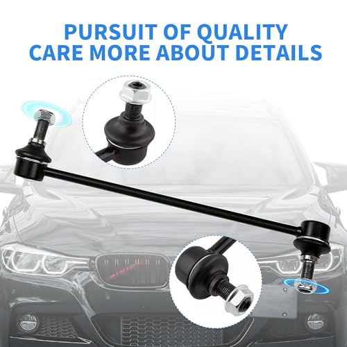 Sway Bar Link Front, Automotive Replacement Sway Bar Link Kits Compatible with Saturn Vue, Chevy Captiva Equinox, Suzuki, Pontiac Torrent, GMC Stabilizer Sway Bar Links Left & Right - size: K750188 & K750189