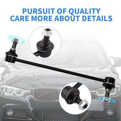 Sway Bar Link Front, Automotive Replacement Sway Bar Link Kits Compatible with Saturn Vue, Chevy Captiva Equinox, Suzuki, Pontiac Torrent, GMC Stabilizer Sway Bar Links Left & Right - size: K750188 & K750189