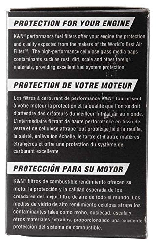 K&N Gasoline Fuel Filter: High Performance Fuel Filter, Premium Engine Protection, Compatible with 1982-2013 GM Truck/Passenger Car Fuel Injected Gasoline Engines, PF-1000