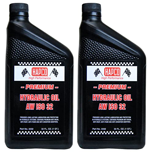 Premium Hydraulic Oil AW ISO 32 – Anti-Wear, Anti-Rust, Anti-Foam & Anti-Oxidation | 1 Quart - Pack of 2 | Made in USA - size: Pack of 2 - 32 oz.
