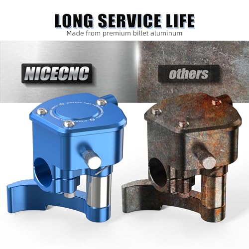NICECNC Gas Lever Control Kit Throttle Assembly, Blue - color: Blue