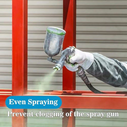 MAQIHAN 75 Paint Strainers Paper Cone - Filter with 1 Funnel for Spray Gun