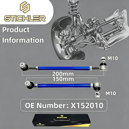 5.90-7.87'' 150-200 mm M12 Front Adjustable Aluminum Sway Bar End Links - size: 150-200 M10 Front
