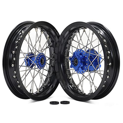 TOFR 12" x 2.15" Front Rear Wheels Rims Hubs for Talaria Sting Talaria XXX - color: Blue, size: 12" 12" Front Rear