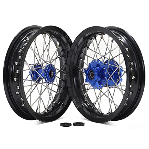 TOFR 12" x 2.15" Front Rear Wheels Rims Hubs for Talaria Sting Talaria XXX - color: Blue, size: 12" 12" Front Rear