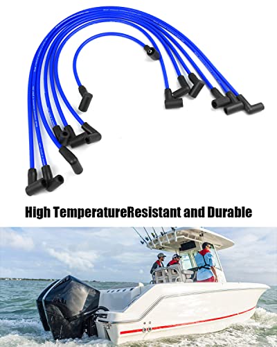 18-8810-1 Marine Spark Plug Wire Set Fit for Mercruiser Sterndrive Mallory