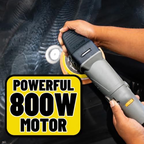 Chemical Guys BUF503 TORQX Random Orbital Polisher (Safe for Cars, Trucks, SUVs, & More) 700W, Orbit 8mm, 4.7 lb - size: 1 ITEM KIT