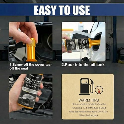 Catalytic Converter Cleaner Catalytic System Cleaner Additive for Gas & Diesel Vehicles, Routine Maintenance Treatment, Supports Smooth Engine Operation, Easy Pour-in, 4 Pack 120ml - size: 4 Pack
