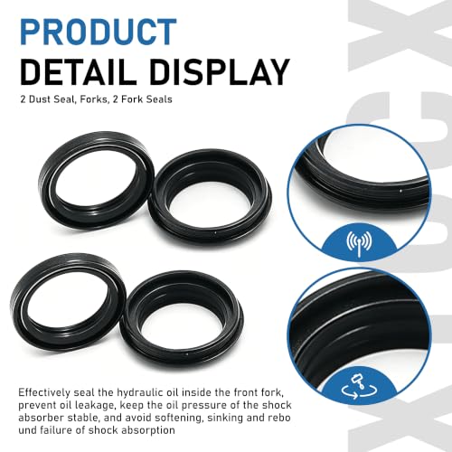 Replacement Fork Seal & Dust Seal Kit 56-132 For Suzuki GSXR600 GSXR750 RGV250 SV650