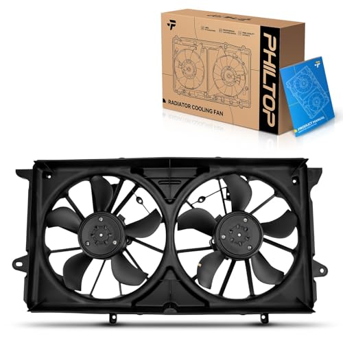 PHILTOP 621619 Radiator Cooling Fan Assembly, Fit for Silverado/Sierra 1500 - size: Silverado/Sierra 1500, Tahoe, Suburban, Yukon