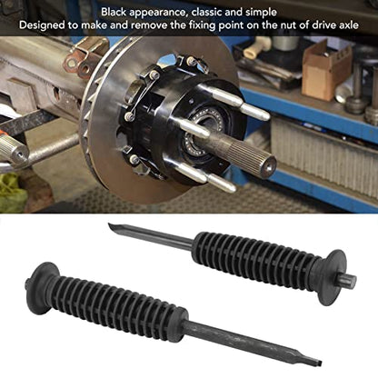 Axle Nut Removal Tool Automotive Axle Unstaking Tools 2PCS
