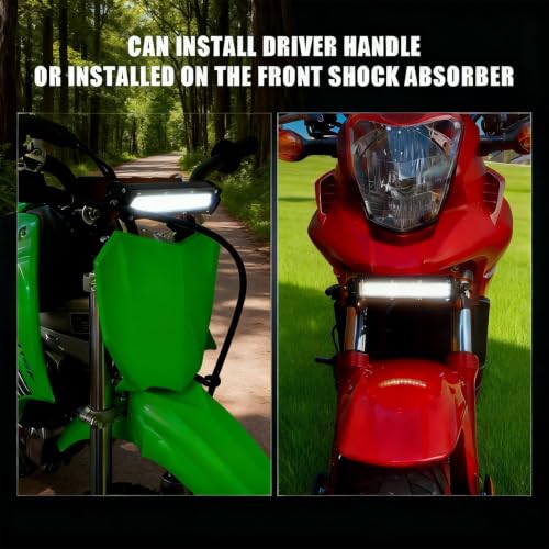 PSLER Dirt Bike Light Bar - 20W Motorcycle Light for CRF110 TTR110 KLX110