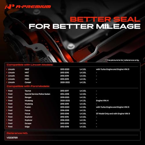 A-Premium Engine Valve Cover Gasket Set, for Oil or Gas Leak Repair