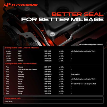 A-Premium Engine Valve Cover Gasket Set, for Oil or Gas Leak Repair