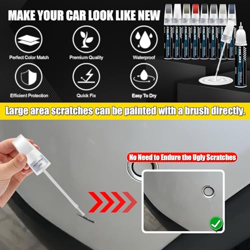 Car Touch Up Paint(Platinum Quartz Metallic(47S)) for Mazda - color: Platinum Quartz Metallic(47S) for 2025 CX-5/2025 CX-90/2025 CX-90 HYBRID/2025 MAZDA3 SEDAN/2025 MAZDA3 HATCHBACK