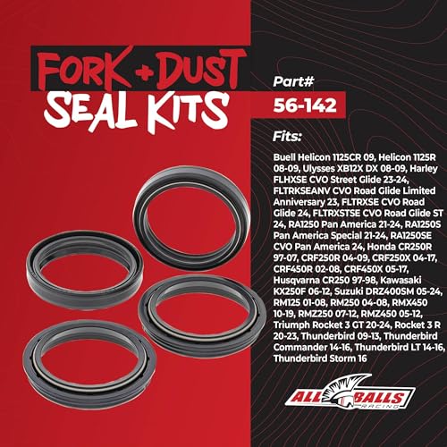 All Balls Racing Fork and Dust Seal Kit for Honda CRF250X 1997-2022