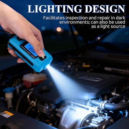Automotive Circuit Fault Probe Tester, 20A 48V High-Precision Current Tester, Car Circuit Probe Tester, Car Relay Fuse Blade Checker with LED Display and Lighting for Various Vehicles
