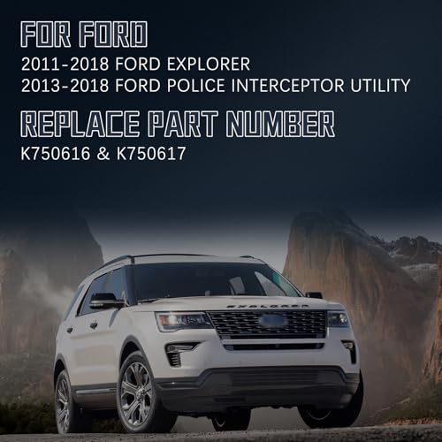 K750616 K750617 Stabilizer Sway Bar Links Front Compatible With Ford 2011-2018 Explorer/2013-2018 Police Interceptor Utility - size: K750616&K750617