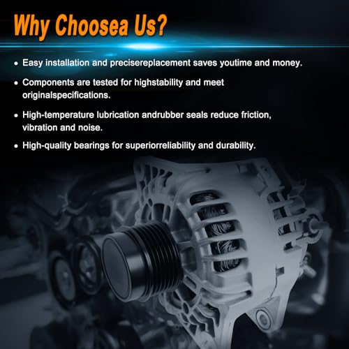 New Alternator for Rio EX 1.6L 2014-2017, 373002B760