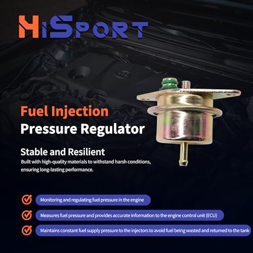 HiSport F4SE9C968AA Fuel Injection Pressure Regulator 2.7BAR ZZM113280 - size: HSFPR162T