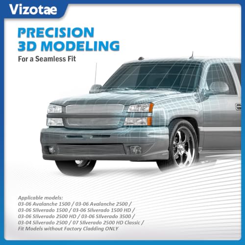 Headlights with High/Low Beam Bulbs for 2003-2007 Chevy Silverado - color: Chrome | With High & Low Beam Bulbs