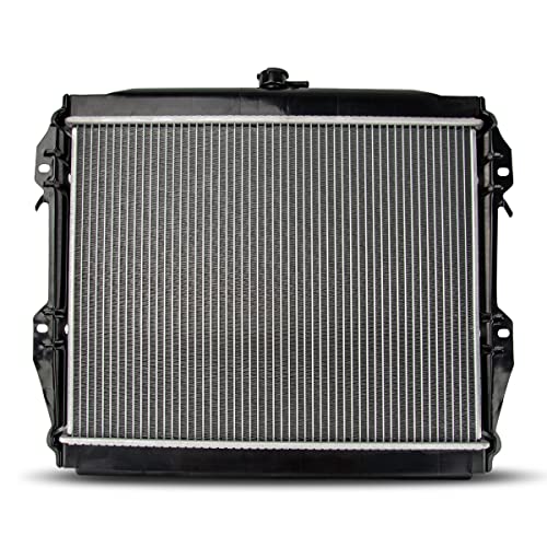 Torchbeam Car Aluminum Core Radiators Compatible with 1992-1995 4Runner 2.4L 1984-1995 Pickup (15-3/4 in. Between Tanks) Transmission Oil Cooler Included - size: CU945