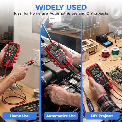 Premium True RMS Multimeter Tester, Digital Multimeter Auto Ranging