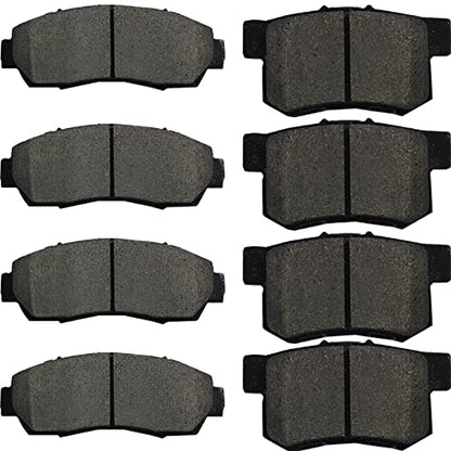 SIPAUTEC-8pcs Ceramic Brake Pads Replacement For (2007-2016 Honda Cr-V),(2012-2015 Honda Crosstour)/,(2011 Honda Accord Crosstour),(ACURA RDX 2010-2012) - style: 2ddgfcv-99