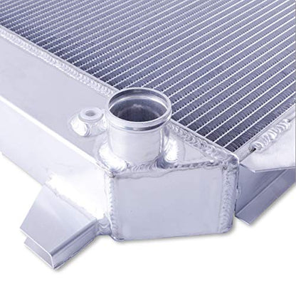 3 Row Cooling Aluminum Radiator for 1985-1997 Fo rd Bro nco F150 - size: 22