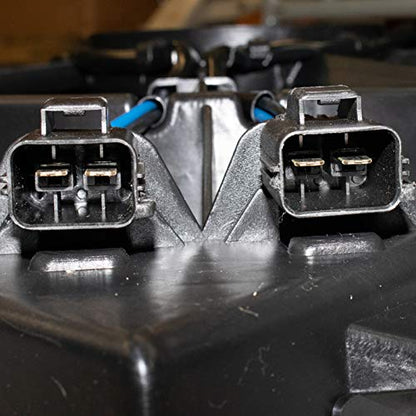 TRQ Radiator Dual Cooling Fan Assembly